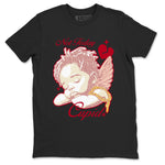 Air Jordan 3 Valentines Day shirts to Special Valentine's Day Not Today Cupid sneaker match tees Jordan 3 Valentine's Day best t shirts to wear with jordans SNRT Sneaker Tees unisex cotton Black 2 shirts