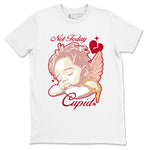 Air Jordan 3 Valentines Day shirts to Special Valentine's Day Not Today Cupid sneaker match tees Jordan 3 Valentine's Day best t shirts to wear with jordans SNRT Sneaker Tees unisex cotton White 2 shirts