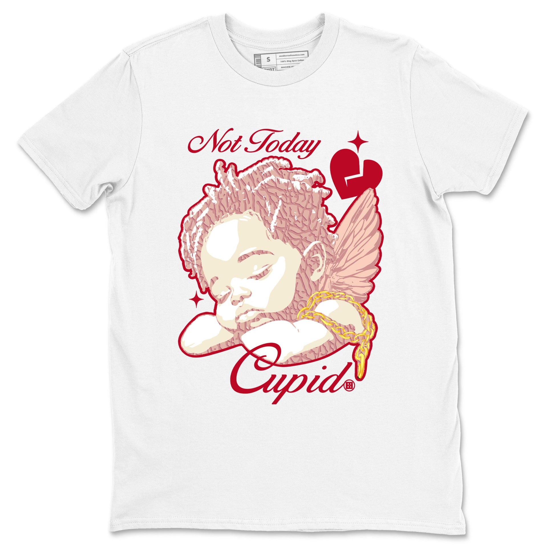 Air Jordan 3 Valentines Day shirts to Special Valentine's Day Not Today Cupid sneaker match tees Jordan 3 Valentine's Day best t shirts to wear with jordans SNRT Sneaker Tees unisex cotton White 2 shirts