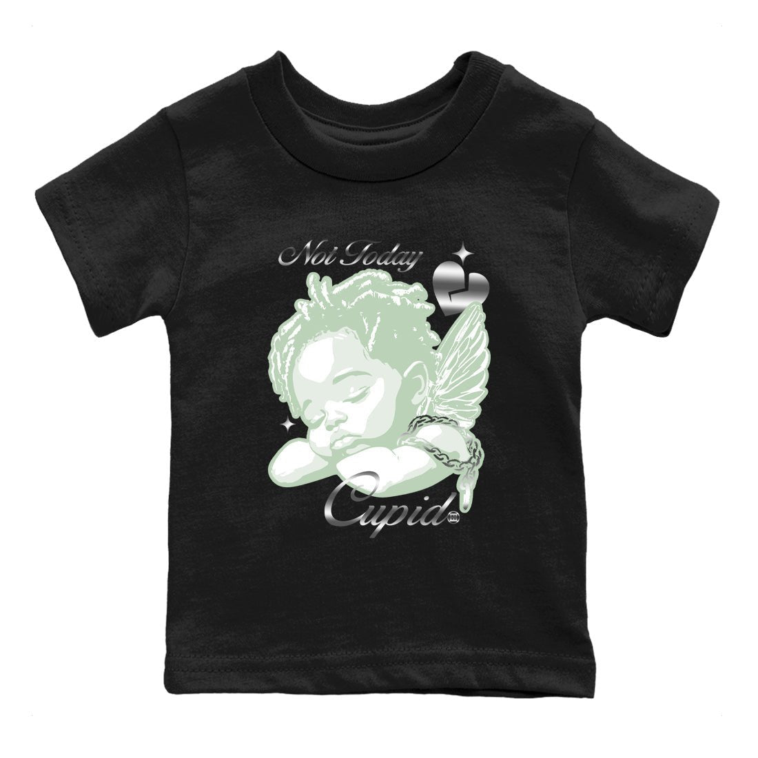 4s Abundance shirts to match jordans Not Today Cupid sneaker match tees Air Jordan 4 Seafoam match shoes to clothes SNRT Sneaker Tees Youth Baby Black 2 tee