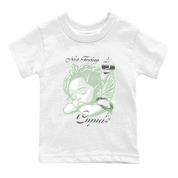 4s Abundance shirts to match jordans Not Today Cupid sneaker match tees Air Jordan 4 Seafoam match shoes to clothes SNRT Sneaker Tees Youth Baby White 2 tee