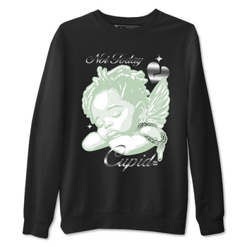 4s Abundance shirts to match jordans Not Today Cupid sneaker match tees Air Jordan 4 Seafoam match shoes to clothes SNRT Sneaker Tees unisex cotton Black 2 shirts
