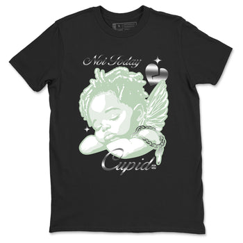 4s Abundance shirts to match jordans Not Today Cupid sneaker match tees Air Jordan 4 Seafoam match shoes to clothes SNRT Sneaker Tees unisex cotton Black 2 shirts