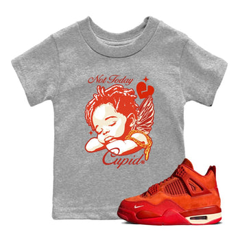 4s Nigel Sylvesterto match jordans Not Today Cupid best t shirts to wear with jordans Nigel Sylvester x Air Jordan 4 Brick by Brick match shoes to clothes SNRT Sneaker Tees Youth Baby Heather Grey 1 tee