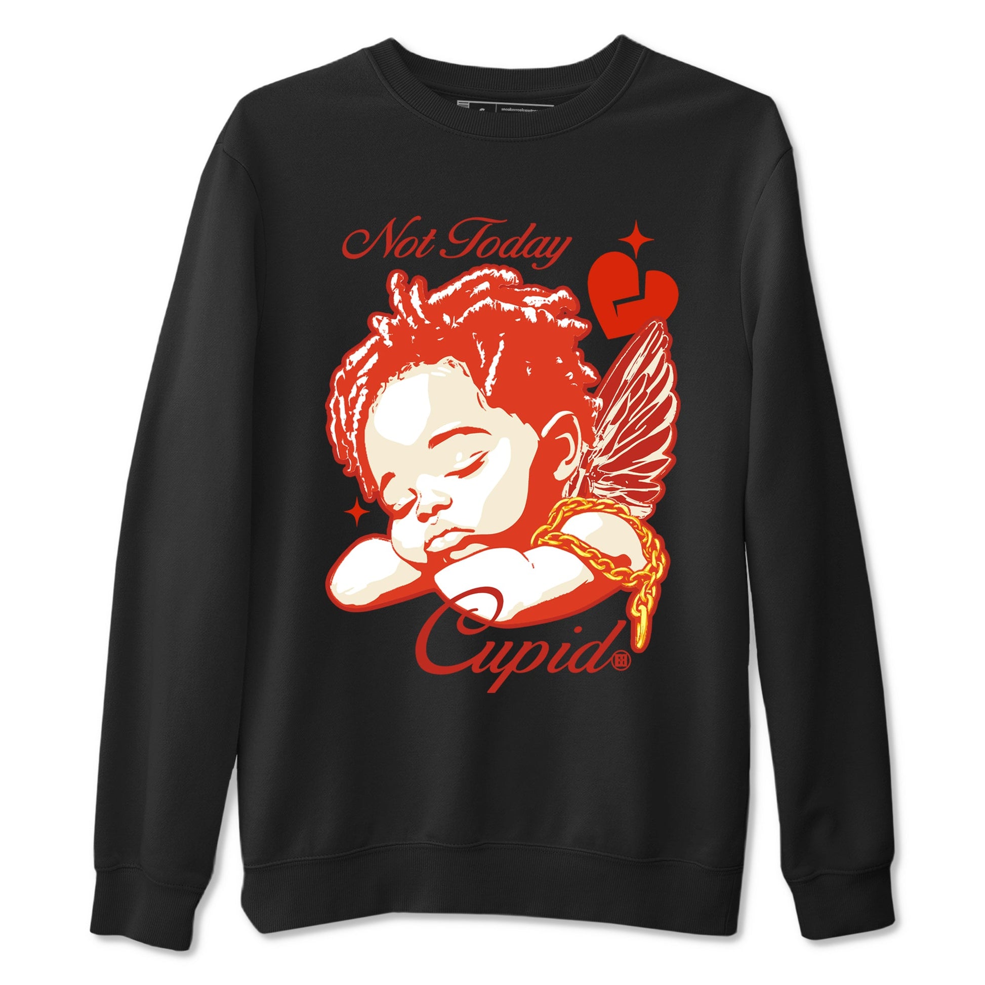 4s Nigel Sylvesterto match jordans Not Today Cupid best t shirts to wear with jordans Nigel Sylvester x Air Jordan 4 Brick by Brick match shoes to clothes SNRT Sneaker Tees unisex cotton Black 2 shirts