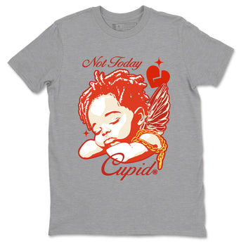 4s Nigel Sylvesterto match jordans Not Today Cupid best t shirts to wear with jordans Nigel Sylvester x Air Jordan 4 Brick by Brick match shoes to clothes SNRT Sneaker Tees unisex cotton Heather Grey 2 shirts