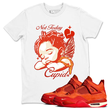 4s Nigel Sylvesterto match jordans Not Today Cupid best t shirts to wear with jordans Nigel Sylvester x Air Jordan 4 Brick by Brick match shoes to clothes SNRT Sneaker Tees unisex cotton White 1 shirts
