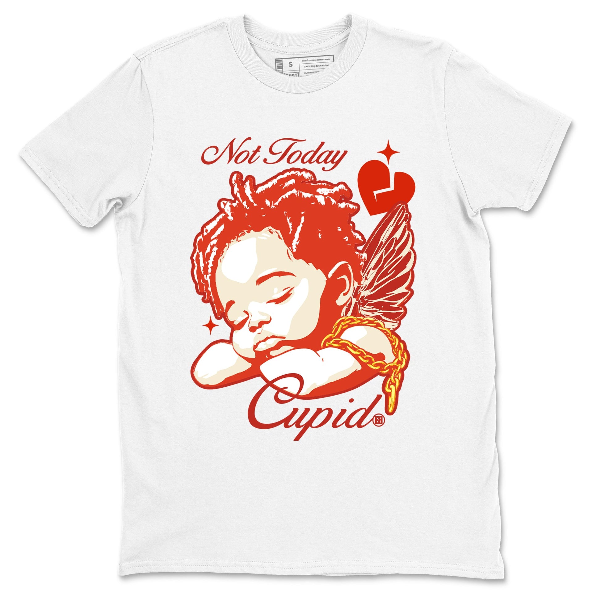 4s Nigel Sylvesterto match jordans Not Today Cupid best t shirts to wear with jordans Nigel Sylvester x Air Jordan 4 Brick by Brick match shoes to clothes SNRT Sneaker Tees unisex cotton White 2 shirts