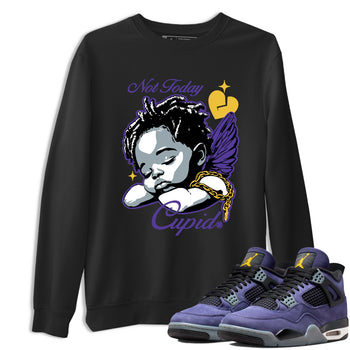 Best Sneakerfits graphic tee – Los Angeles Basketball Tees To Match Air Jordan 4 Lakeshow – Not Today Cupid Tee Black 1