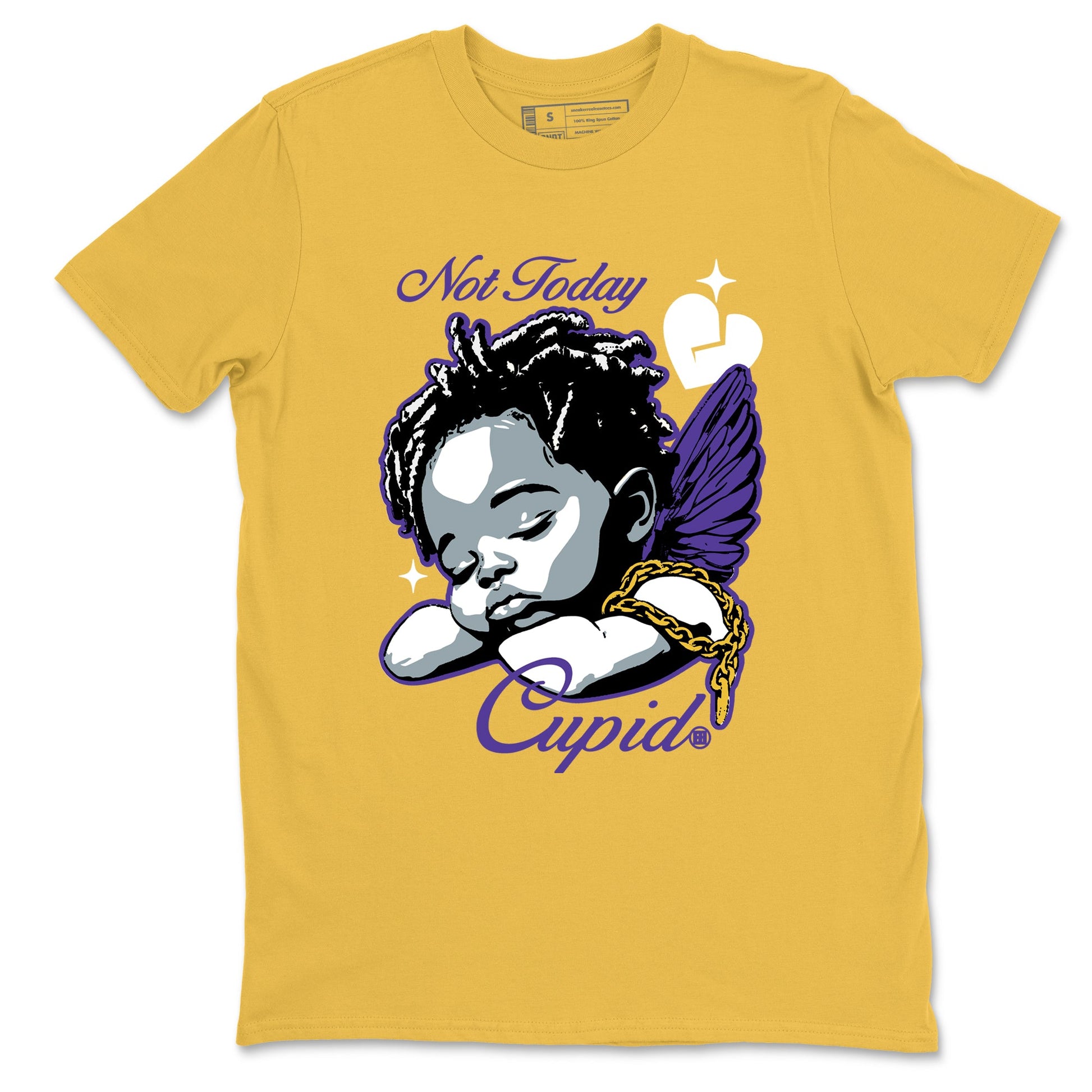 Best Sneakerfits graphic tee – Los Angeles Basketball Tees To Match Air Jordan 4 Lakeshow – Not Today Cupid Tee Daisy 2