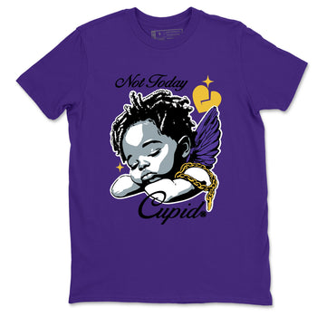 Best Sneakerfits graphic tee – Los Angeles Basketball Tees To Match Air Jordan 4 Lakeshow – Not Today Cupid Tee Purple 2