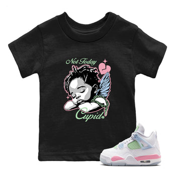 Best Sneakerfits graphic tee – Perfect Valentine's Day outfits to match Air Jordan 4 Valentines Day Kids – Not Today Cupid Kids T-Shirt Black 1