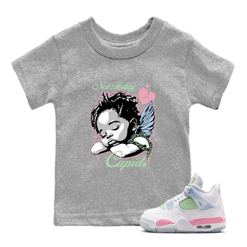 Best Sneakerfits graphic tee – Perfect Valentine's Day outfits to match Air Jordan 4 Valentines Day Kids – Not Today Cupid Kids T-Shirt Heather Grey 1