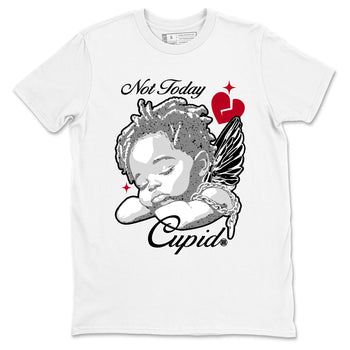 Air Jordan 4 White Cement shirts to match jordans Not Today Cupid graphic tees 4s Retro White Cement match shoes to clothes SNRT Sneaker Tees unisex cotton White 2 shirts
