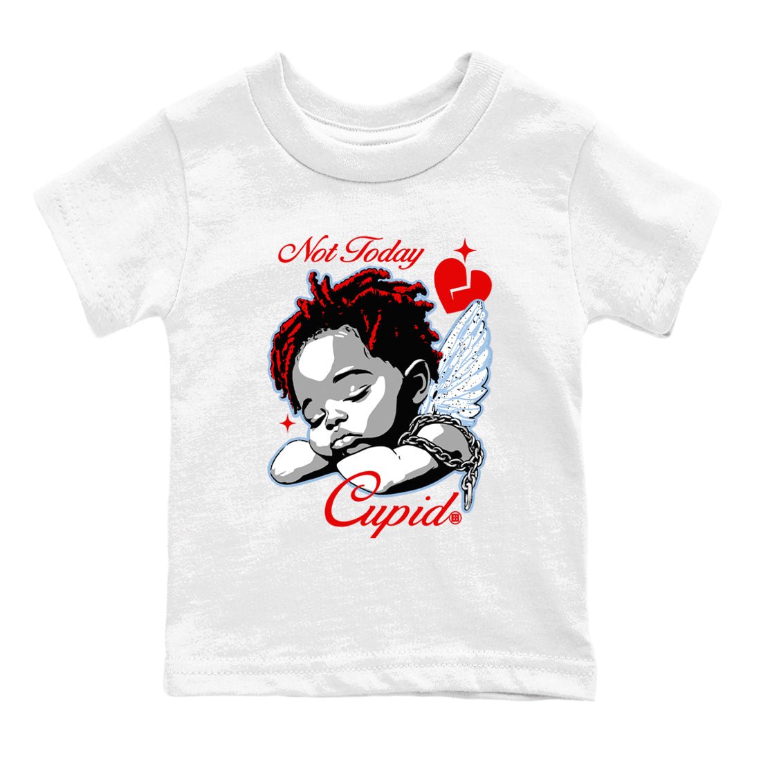 Jordan 5 Retro Reimagined shirts to match jordans Not Today Cupid sneaker match tees Air Jordan 5 Reimagined best t shirts to wear with jordans SNRT Sneaker Tees Youth Baby White 2 tee