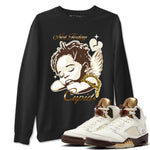 5s Golden Ticket shirts to match jordans Not Today Cupid best t shirts to wear with jordans Air Jordan 5 Golden Ticket match shoes to clothes SNRT Sneaker Tees unisex cotton Black 1 shirts