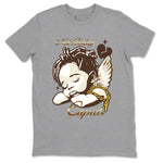 5s Golden Ticket shirts to match jordans Not Today Cupid best t shirts to wear with jordans Air Jordan 5 Golden Ticket match shoes to clothes SNRT Sneaker Tees unisex cotton Heather Grey 2 shirts