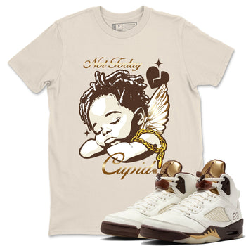 5s Golden Ticket shirts to match jordans Not Today Cupid best t shirts to wear with jordans Air Jordan 5 Golden Ticket match shoes to clothes SNRT Sneaker Tees unisex cotton Natural 1 shirts