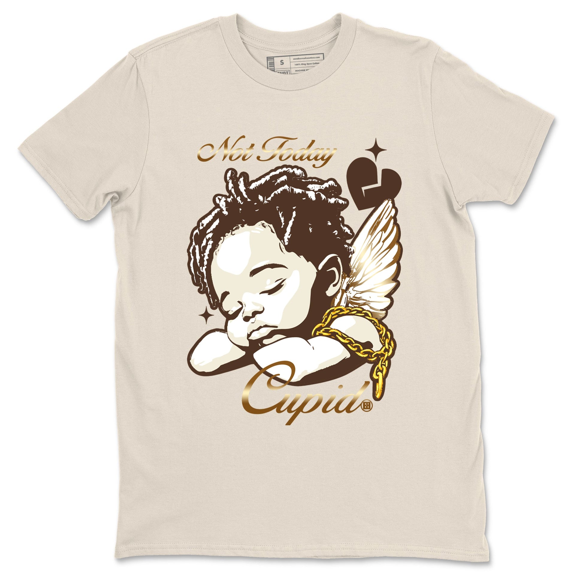 5s Golden Ticket shirts to match jordans Not Today Cupid best t shirts to wear with jordans Air Jordan 5 Golden Ticket match shoes to clothes SNRT Sneaker Tees unisex cotton Natural 2 shirts