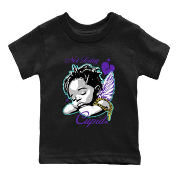 5s Retro Grape shirts to match jordans Not Today Cupid sneaker match tees Air Jordan 5 Grape best t shirts to wear with jordans SNRT Sneaker Tees Youth Baby Black 2 tee