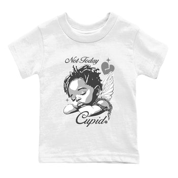 9s Cool Grey shirts to match jordans Not Today Cupid sneaker match tees Air Jordan 9 Cool Grey best t shirts to wear with jordans SNRT Sneaker Tees Youth Baby White 2 tee