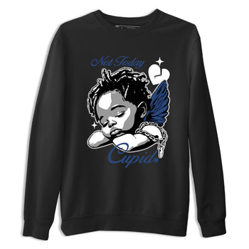 Perfect Valentine's Day Gifts graphic tee  – Sneaker Tees To Match Air Jordan 9 Flint Grey – Not Today Cupid Tee Black 2