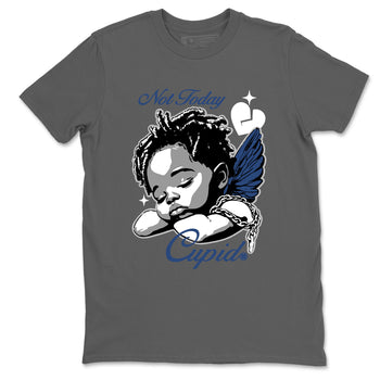 Perfect Valentine's Day Gifts graphic tee  – Sneaker Tees To Match Air Jordan 9 Flint Grey – Not Today Cupid Tee Cool Grey 2