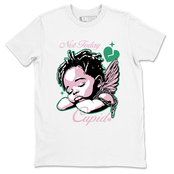 Dunks Medium Soft Pink Malachite shirts to match jordans Not Today Cupid sneaker match tees Dunk Medium Soft Pink Malachite best t shirts to wear with jordans SNRT Sneaker Tees unisex cotton White 2 shirts