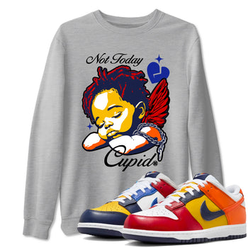 Dunk What The shirts to match jordans Not Today Cupid sneaker match tees Dunk What The best t shirts to wear with jordans SNRT Sneaker Tees unisex cotton Heather Grey 1 shirts