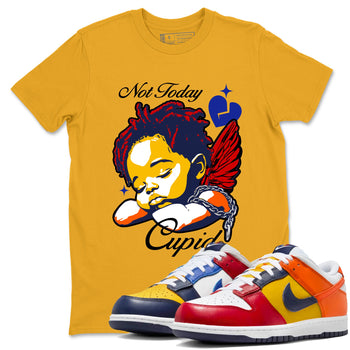 Dunk What The shirts to match jordans Not Today Cupid sneaker match tees Dunk What The best t shirts to wear with jordans SNRT Sneaker Tees unisex cotton Gold 1 shirts