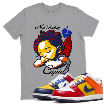 Dunk What The shirts to match jordans Not Today Cupid sneaker match tees Dunk What The best t shirts to wear with jordans SNRT Sneaker Tees unisex cotton Heather Grey 1 shirts