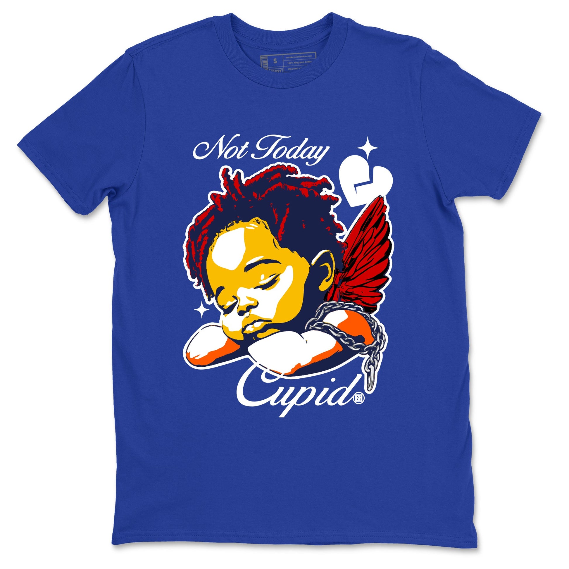 Dunk What The shirts to match jordans Not Today Cupid sneaker match tees Dunk What The best t shirts to wear with jordans SNRT Sneaker Tees unisex cotton Royal Blue 2 shirts