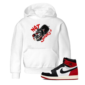 1s Black Toe Reimagined shirts to match jordans Not Yours sneaker match tees 1s Black Toe Reimagined SNRT Sneaker Release Tees Youth Baby White 1 crew neck shirts