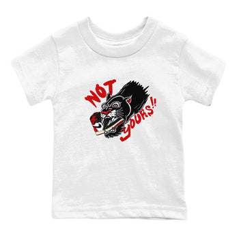 1s Black Toe Reimagined shirts to match jordans Not Yours sneaker match tees 1s Black Toe Reimagined SNRT Sneaker Release Tees Youth Baby White 2 crew neck shirts