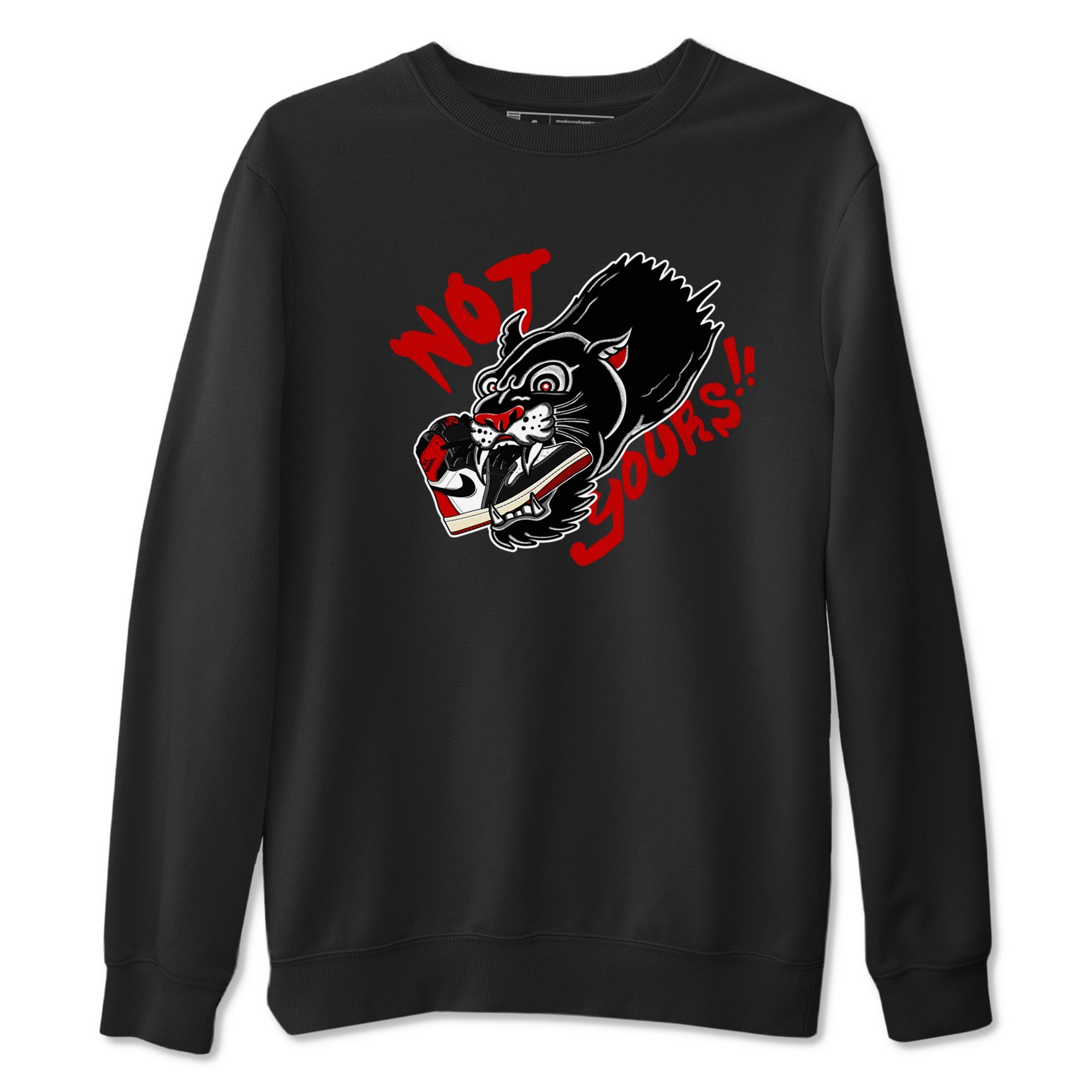 1s Black Toe Reimagined shirts to match jordans Not Yours sneaker match tees 1s Black Toe Reimagined SNRT Sneaker Release Tees unisex cotton Black 2 crew neck shirts