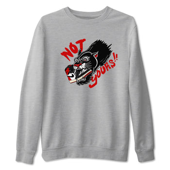 1s Black Toe Reimagined shirts to match jordans Not Yours sneaker match tees 1s Black Toe Reimagined SNRT Sneaker Release Tees unisex cotton Heather Grey 2 crew neck shirts