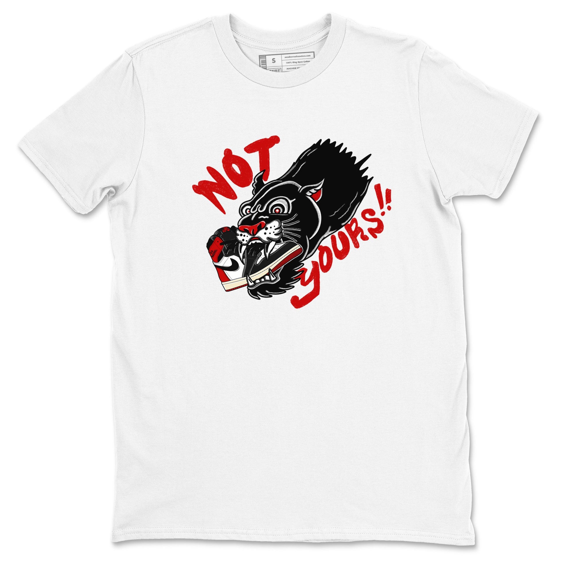 1s Black Toe Reimagined shirts to match jordans Not Yours sneaker match tees 1s Black Toe Reimagined SNRT Sneaker Release Tees unisex cotton White 2 crew neck shirts