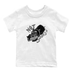 12s Black Wolf Grey shirts to match jordans Not Yours sneaker match tees Air Jordan 12 Barons SNRT Sneaker Release Tees Youth Baby White 2 crew neck shirts