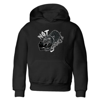 Air Jordan 3 Black Cat shirts to match jordans Not Yours sneaker match tees Jordan 3 Retro Black Cat best t shirts to wear with jordans SNRT Sneaker Tees Youth Baby Black 2 tee