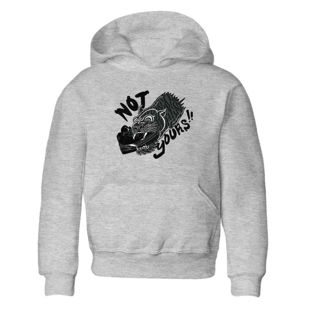 Air Jordan 3 Black Cat shirts to match jordans Not Yours sneaker match tees Jordan 3 Retro Black Cat best t shirts to wear with jordans SNRT Sneaker Tees Youth Baby Heather Grey 2 tee
