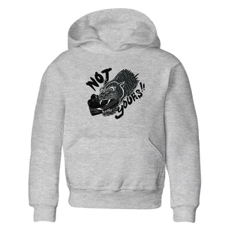 Air Jordan 3 Black Cat shirts to match jordans Not Yours sneaker match tees Jordan 3 Retro Black Cat best t shirts to wear with jordans SNRT Sneaker Tees Youth Baby Heather Grey 2 tee