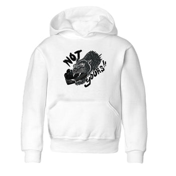Air Jordan 3 Black Cat shirts to match jordans Not Yours sneaker match tees Jordan 3 Retro Black Cat best t shirts to wear with jordans SNRT Sneaker Tees Youth Baby White 2 tee