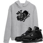 4s Black Cat shirts to match jordans Not Yours sneaker match tees Air Jordan 4 Black Cat match shoes to clothes SNRT Sneaker Tees unisex cotton Heather Grey 1 shirts