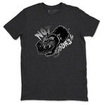 4s Black Cat shirts to match jordans Not Yours sneaker match tees Air Jordan 4 Black Cat match shoes to clothes SNRT Sneaker Tees unisex cotton Charcoal Heather 2 shirts