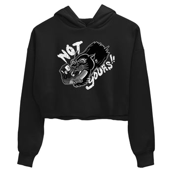 4s Fear shirts to match jordans Not Yours sneaker match tees Air Jordan 4 Retro Fear match shoes to clothes SNRT Sneaker Tees unisex cotton Black 2 crop tee