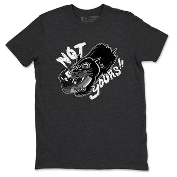 4s Fear shirts to match jordans Not Yours sneaker match tees Air Jordan 4 Retro Fear match shoes to clothes SNRT Sneaker Tees unisex cotton Charcoal Heather 2 shirts
