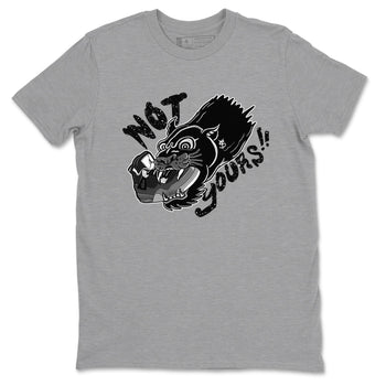4s Fear shirts to match jordans Not Yours sneaker match tees Air Jordan 4 Retro Fear match shoes to clothes SNRT Sneaker Tees unisex cotton Heather Grey 2 shirts