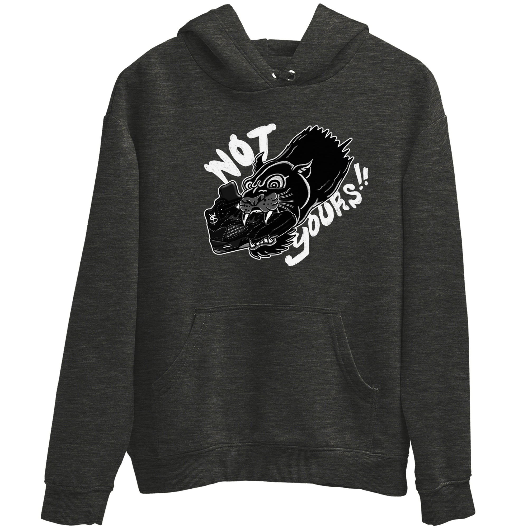 5s Black Cat shirts to match jordans Not Yours sneaker match tees Air Jordan 5 Black Cat SNRT Sneaker Release Tees unisex cotton Charcoal Heather 2 crew neck shirts