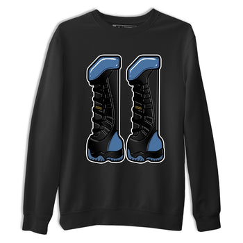 Sneaker match tees – Sneaker Tees To Match Air Jordan 11 Gamma Shoes – Number 11 Tee Black 2
