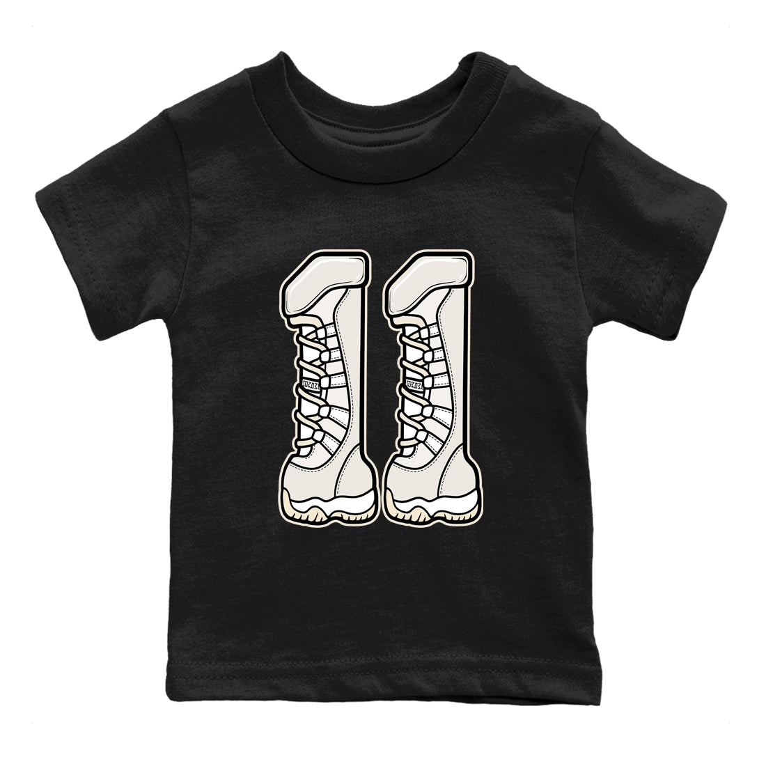Number 11 SNRT Sneaker Tees Kids - Air Jordan 11 Pearl - SNRT Sneaker T-shirts